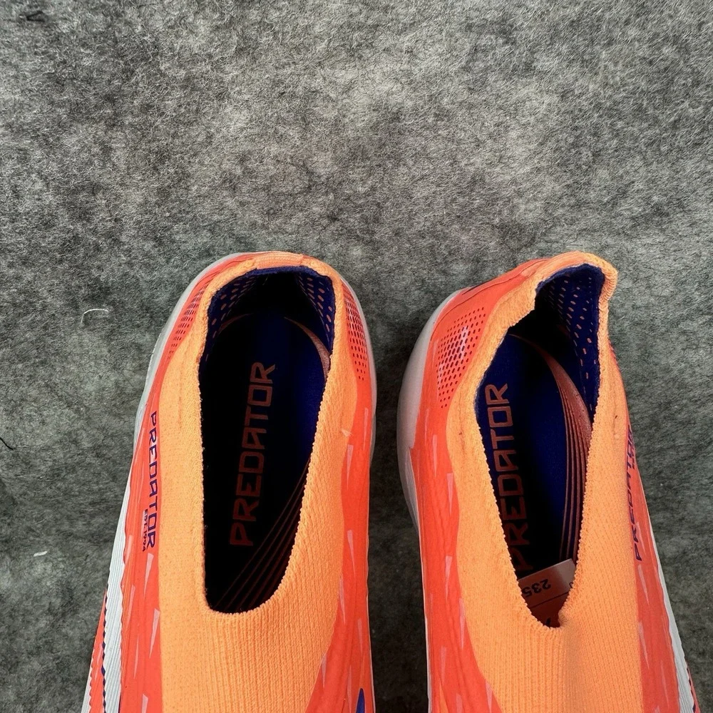 Adidas Predator Elite LL FG Soccer Cleats Mens Sz 5.5 Womens Sz 6.5 Coral Blaze